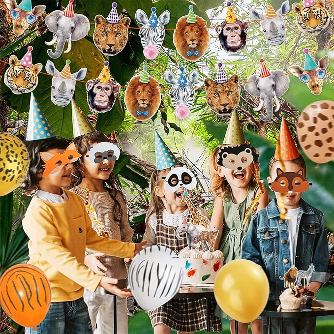 Safari Party Animals Birthday Decorations Party Animals Wild Banner