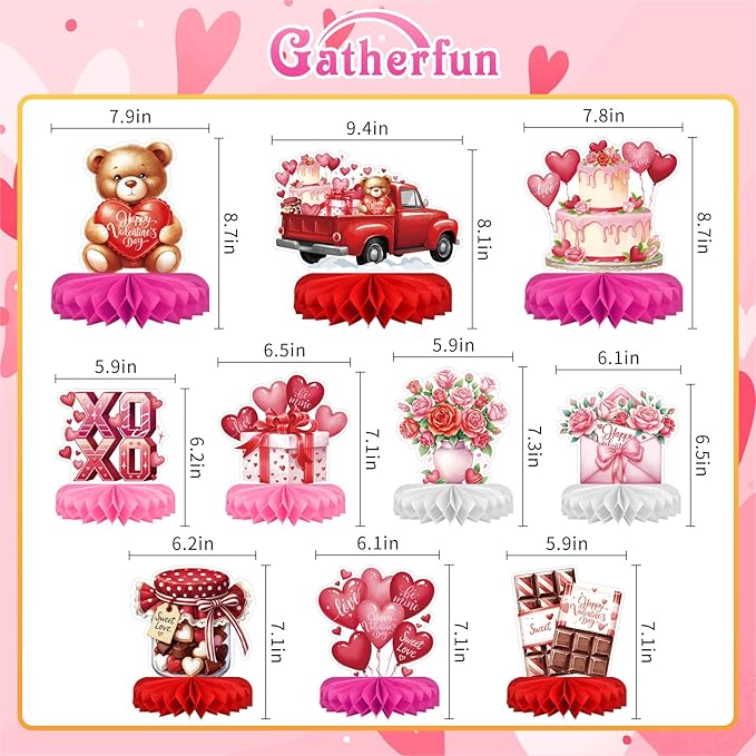Valentines Day Decorations Set Heartwarming Valentine's Day