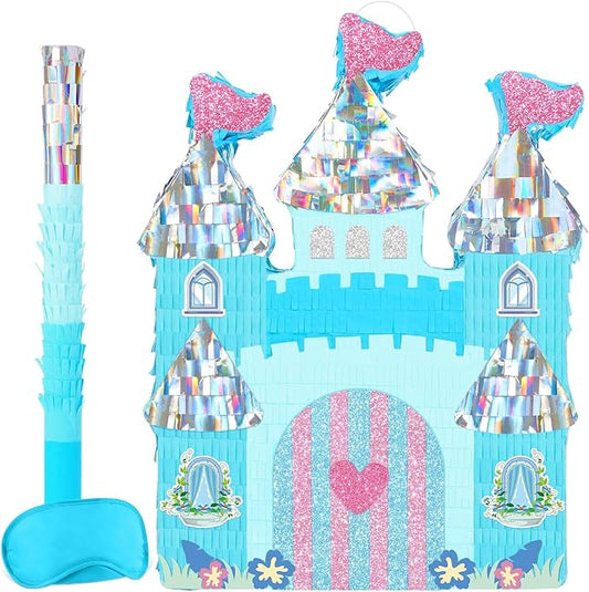 Princess Castle Piñata Ice Castle Piñata Blue Princess Party