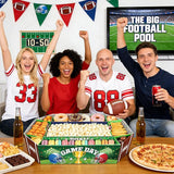 Football Party Supplies Kit Large Snack Stadium Football Plates