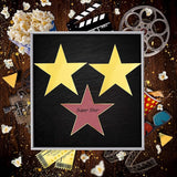 24 Pieces Movie Star Cutouts Star Cardboard Movie Night Star Paper