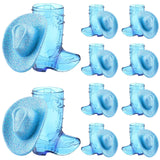 Vesici 20 Pcs Mini Cowgirl Hats Western Tiny Blue Boots Cowboy Shot