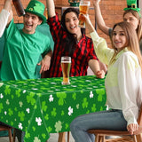 4 PCS St Patricks Day Decorations, Plastic 108" X 54" Irish St