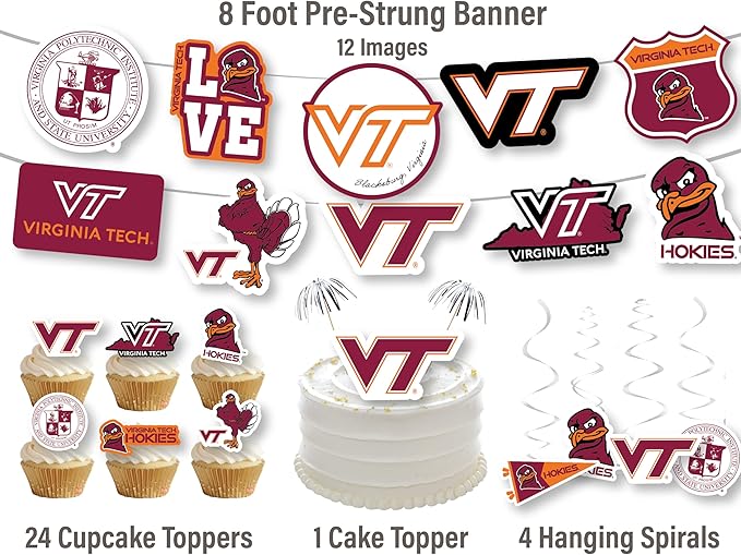 Party Supplies for Football, Birthday Gift, Graduation Party Banner