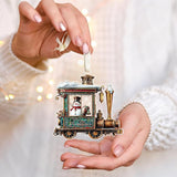 Train Ornaments for Christmas Tree - Train Gifts for Boys, Men, Kids,