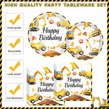 Construction Birthday Party Supplies for 24 Guests Decorations
