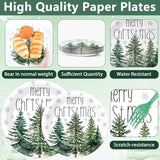 96Pcs Christmas Paper Plates and Napkins for Merry Christmas