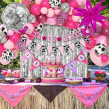 137Pcs Disco Cowgirl Party Decorations, Bachelorette Cowgirl Balloons