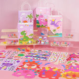 96Pcs Pink Dinosaur Party Favors Dino Themed Party Birthday