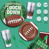 173PCS Football Party Supplies Kit for 24 Guests - Football Birthday