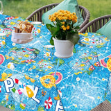 Pool Party Decoration 143Pcs Summer Tableware Pool Hello Summer