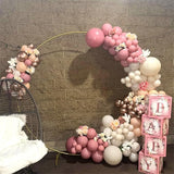 Dusty Pink and Rose Gold Balloons 12In Retro Blush Pink Beige White
