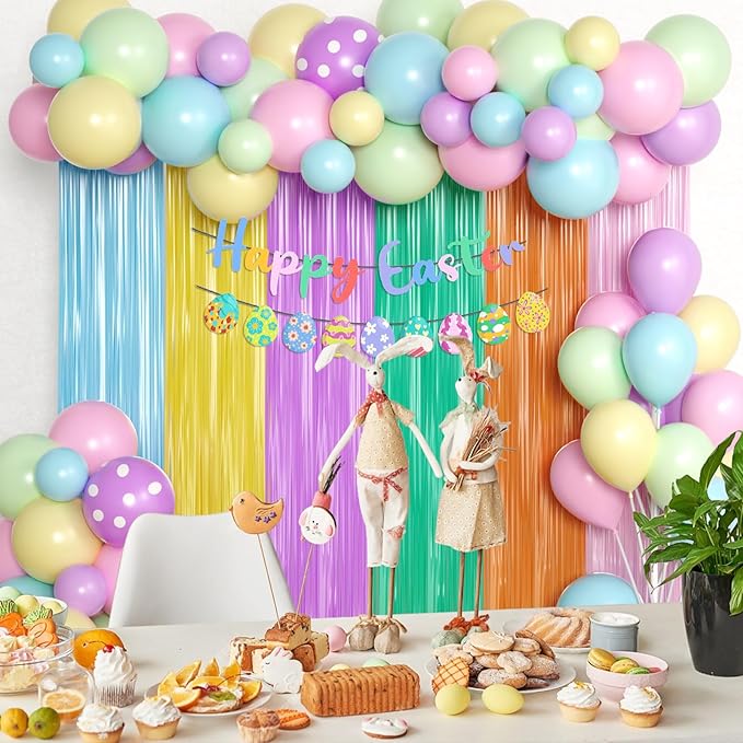 Easter Decorations Pastel Easter Balloons Garland Arch Kit with
