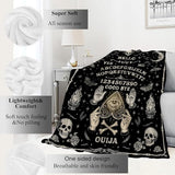 Ouija Board Blanket Halloween Holiday Decor Gothic Spirit Witch
