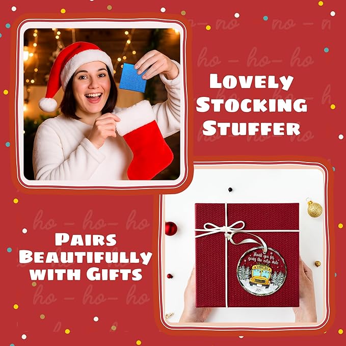Bus Driver Gifts - School Bus Christmas Ornament - Buses Driver Gifts