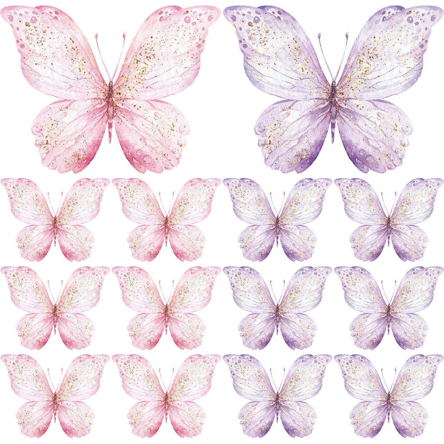 Wesiti 18 Pieces Butterfly Baby Shower Birthday Decorations Butterfly