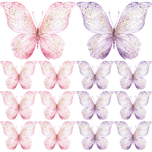 Wesiti 18 Pieces Butterfly Baby Shower Birthday Decorations Butterfly