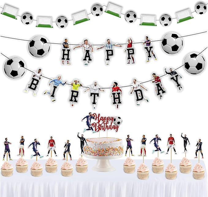 Soccer Football Theme Birthday Party Supplies Sports Inspired Party