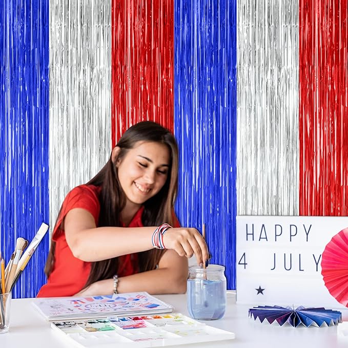 2 Pack 4th of July Decorations, 3.28 FT x 7.05 FT 250 Anniversary