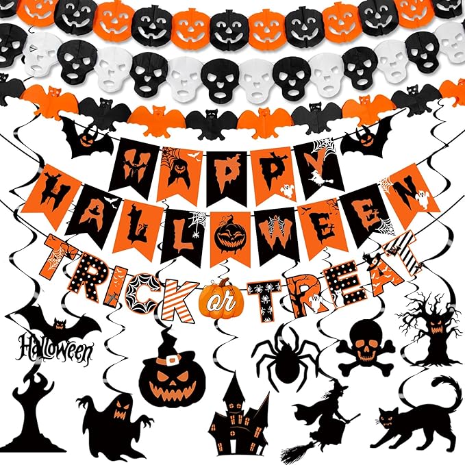 Halloween Party Decorations Happy Halloween Banner Kit Including