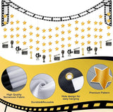 Movie Party Decorations Bulk 12 ft Filmstrip Banner Ceiling Decor