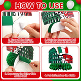 JULMELON 8 Pack Italian Themed Honeycomb Centerpieces Italian Table