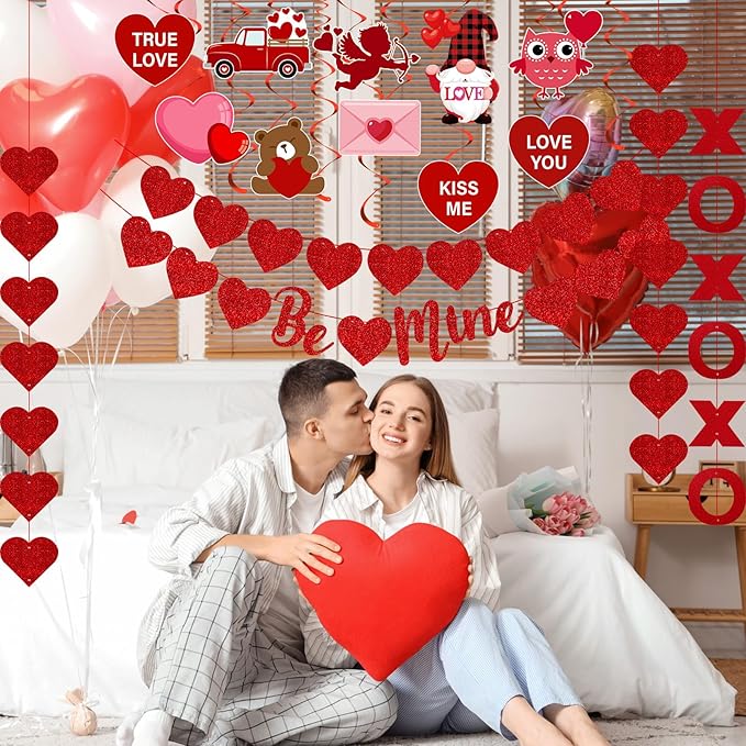 30 Pcs Valentines Day Decorations Set Valentines Day Decor Be Mine