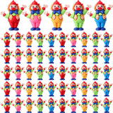 Soulchen 50 Pcs Tiny Clown Figurines Clown Figurines Statues Funny