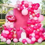 147pcs Pink Balloon Garland Arch Kit for Girls Birthday Party