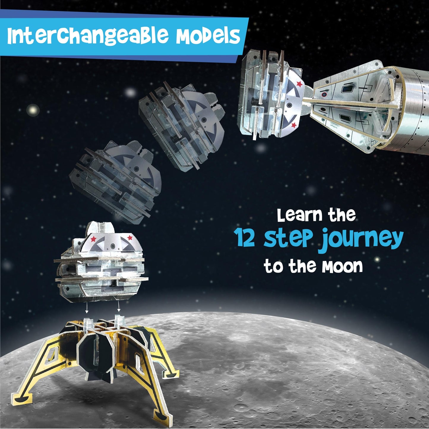 Imagimake Mapology Man's Journey to Moon | NASA Mission Apollo 11 |