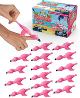 PICK A TOY 36 Pcs Flamingo Party Favors Toys for Kids Bird Shooter