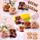 Sosation 20 Pcs 4.72 Inch Mini Puppy Stuffed Animal Adopt a Puppy
