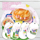 96Pcs Pink Pig 2nd Birthday Party Decorations Pink Piggy Paper Plates