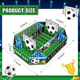 1 Pack Soccer Food Serving Tray Soccer Party Supplies Kits Large