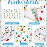 452 Pcs Christmas Party Decorations for 50 Guests Colorful Christmas