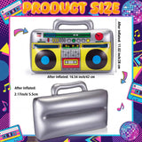 meekoo 3 Pcs Inflatable Radio Boombox Party Decorations, 16.5 Inches