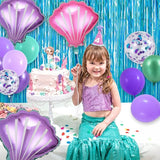 139Pcs Mermaid Birthday Party Decorations Supplies for Girl Kid