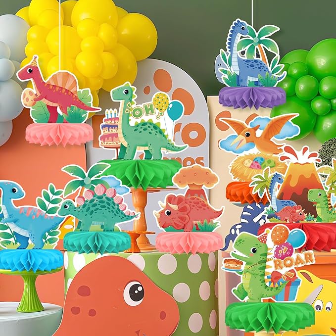 Dinosaur Birthday Party Supplies Kit Dinosaur Themed Table