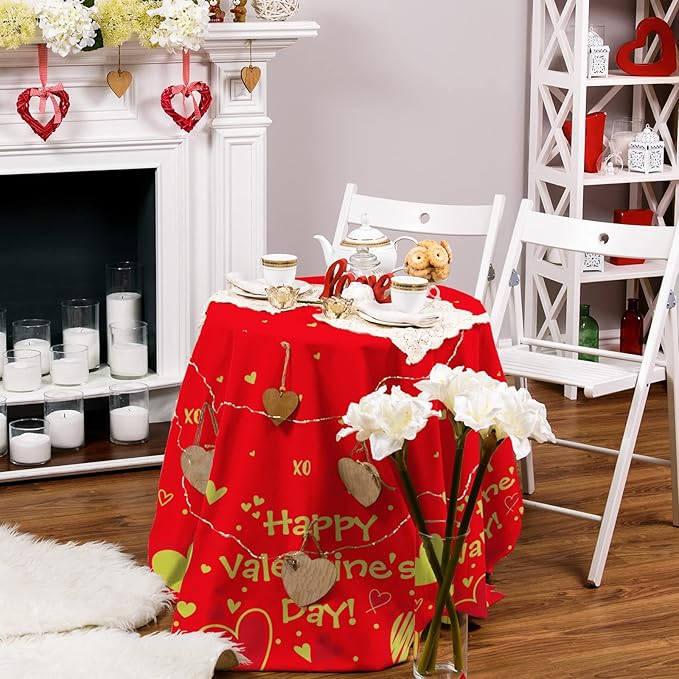 Valentine's Day Party Supplies Red Heart Love Disposable