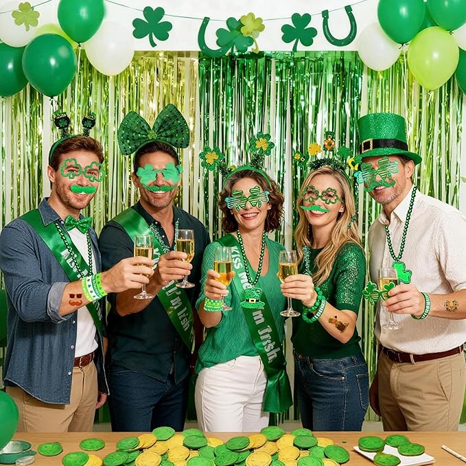 St Patrick's Day Accessories Party Favor Set 168 PCS Shamrock