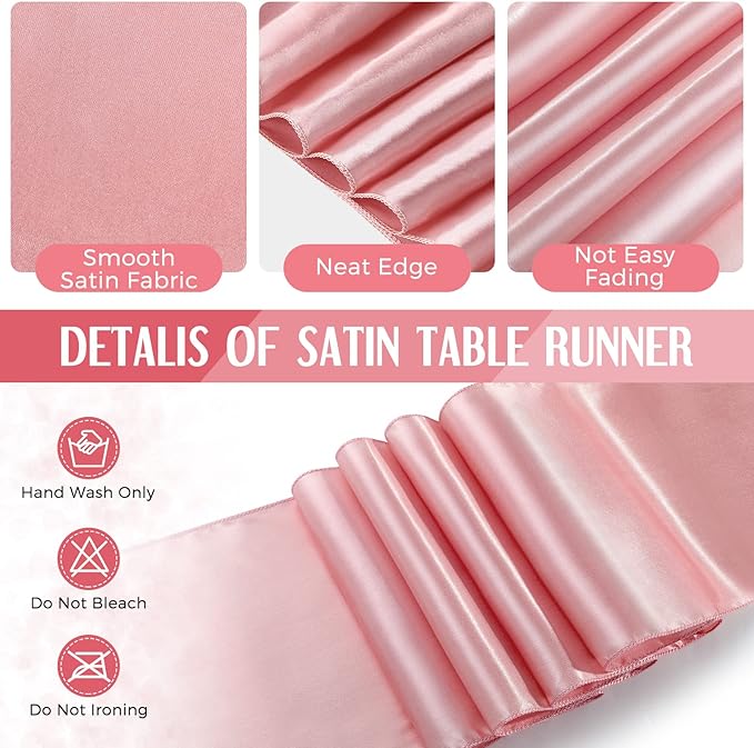Breling 8 Pack Black and Rose Gold Disposable Plastic Tablecloths and