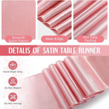 Breling 8 Pack Black and Rose Gold Disposable Plastic Tablecloths and