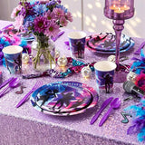 144 Pcs Kpop Birthday Decorations Kpop Party Plates Cups Knives Forks