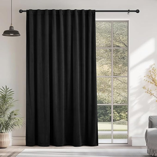 Halloween Decoration Velvet Curtains Retro Aesthetic Fullness Window