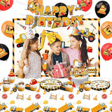 Construction Birthday Decorations Excavator Party Decorations