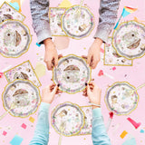 81Pcs Fairy Party Decorations for Girls 1st 2nd Birthday Garden Flower