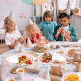 CANREVEL 96 PCS Bow Party Plates Serve 24, Bow Plates and Napkins