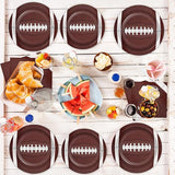 Football Party Supplies Serves 24 Football Party Paper Plates