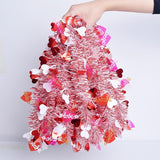 33Feet Valentines Day Tinsel Garland Red Pink Love Heart Garland
