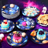 60 Pcs Outer Space Birthday Party Supplies 7 Inch Solar